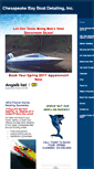 Mobile Screenshot of chesapeakebayboatdetailing.com
